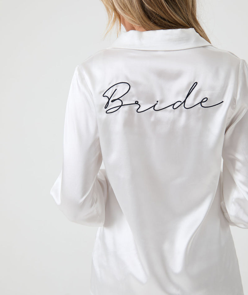 Bride Short Pyjama Set - White