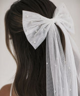Pearl Bride Hair Bow